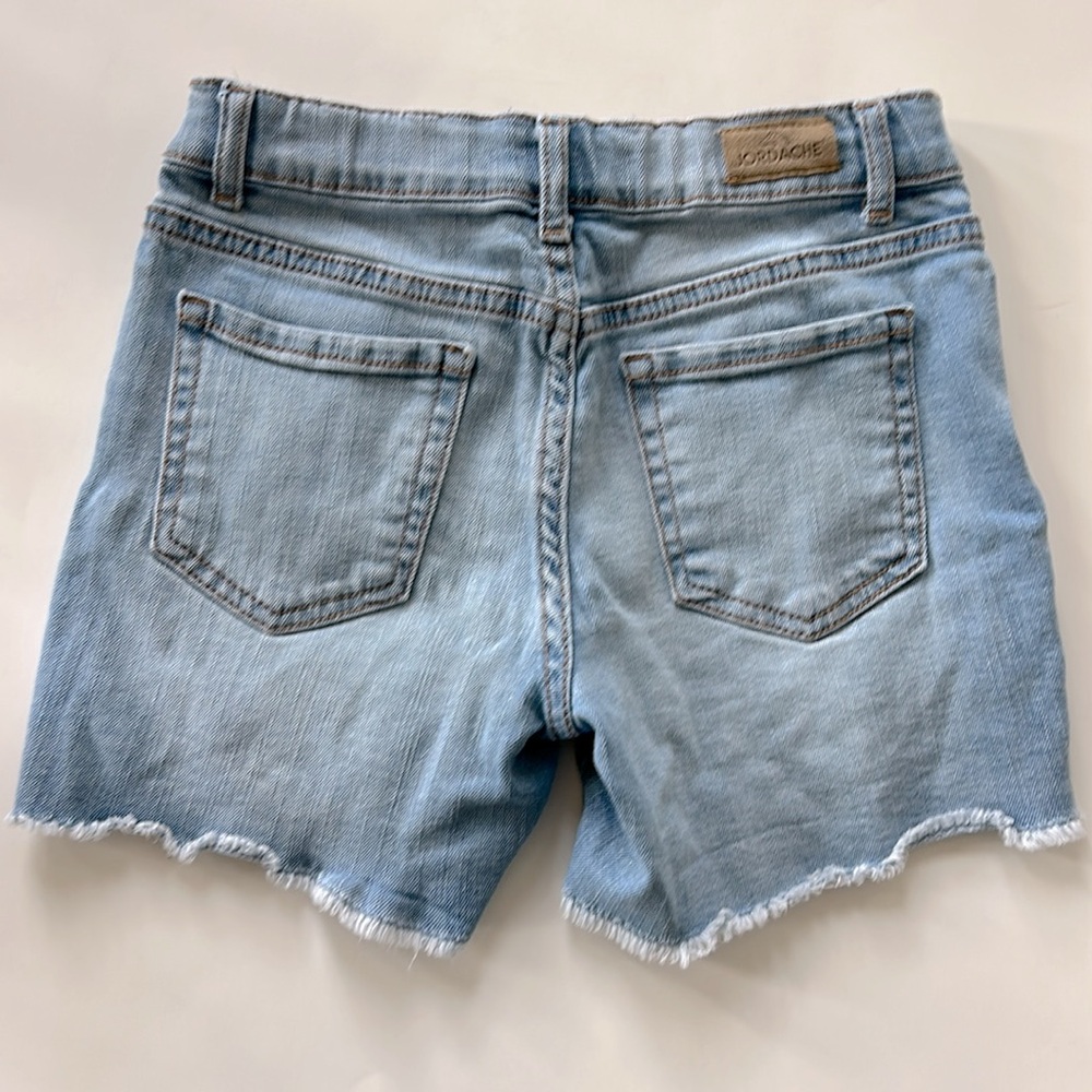 Girls Jordache Distressed Denim Shorts - Picture 5 of 5